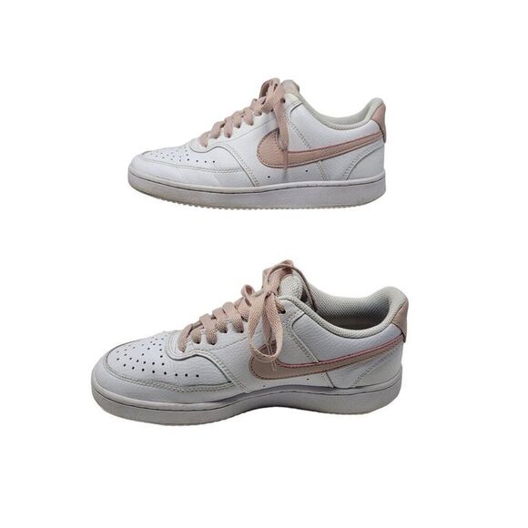 Nike Retro 80s Court Vision Low Next Nature Sneaker 6 White Vegan Streetwear - Picture 5 of 11